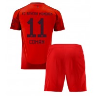 Bayern Munich Kingsley Coman #11 Heimtrikotsatz Kinder 2024-25 Kurzarm (+ Kurze Hosen)